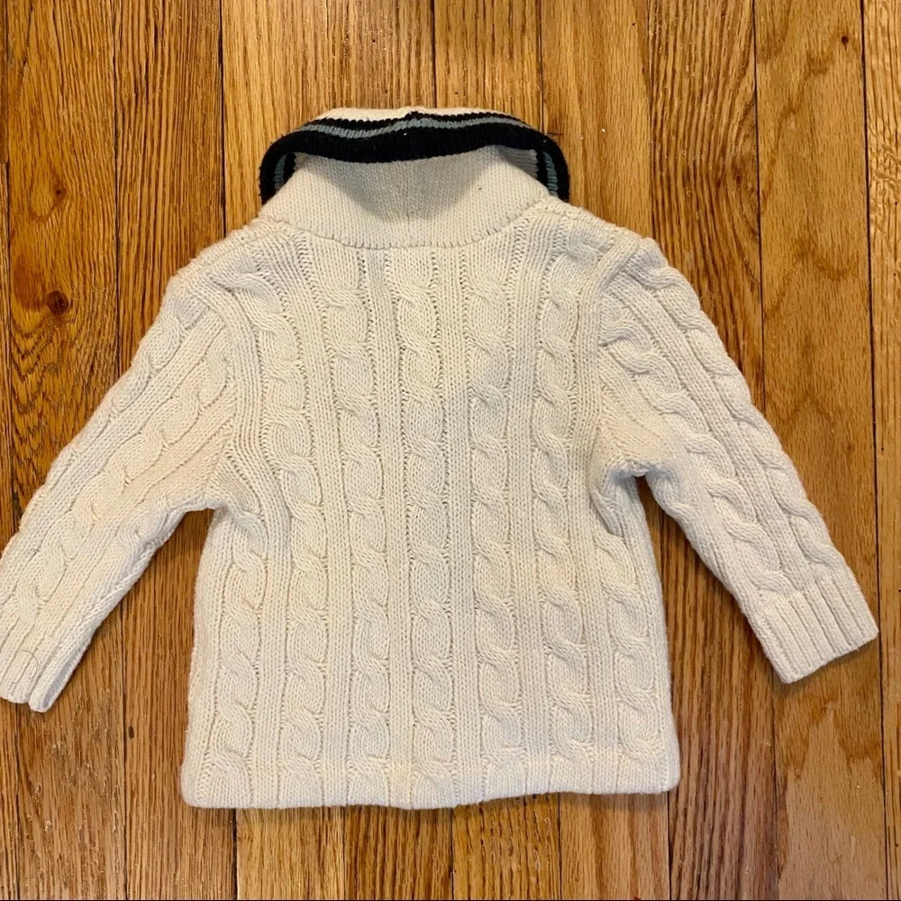 Ralph Lauren baby boy shawl sweater 6m